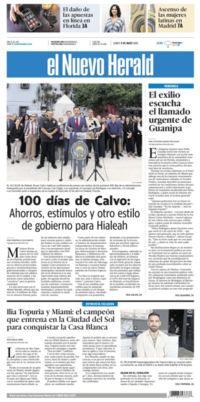 Cover of El Nuevo Herald
