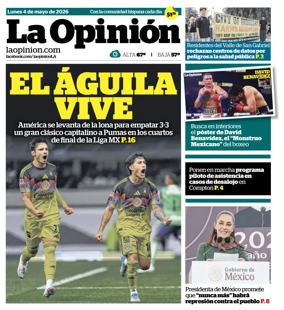 Cover of La Opinion
