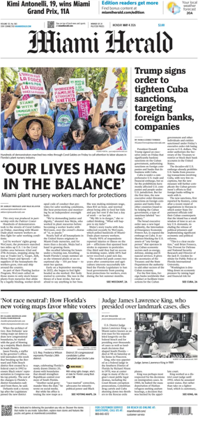 Cover of Miami Herald
