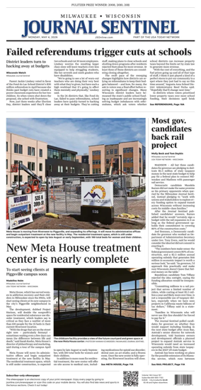 Cover of Milwaukee Journal Sentinel