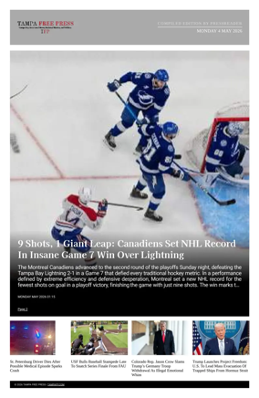 Cover of Tampa Free Press