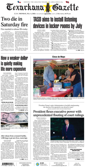 Cover of Texarkana Gazette