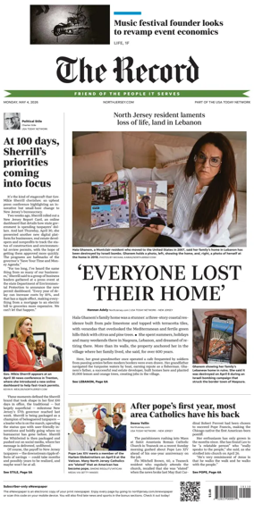 Cover of The Bergen Record