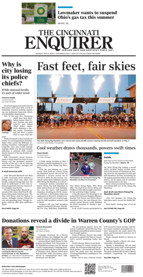 Cover of The Cincinnati Enquirer