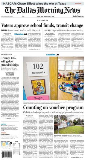 Cover of The Dallas Morning News