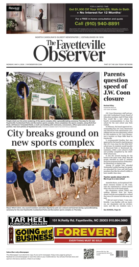 Cover of The Fayetteville Observer