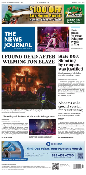 Cover of The News Journal
