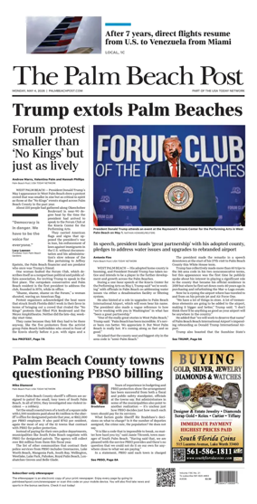 Cover of The Palm Beach Post