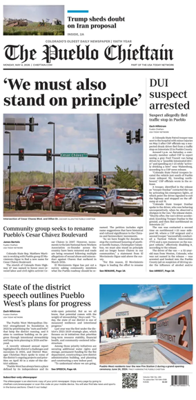 Cover of The Pueblo Chieftain