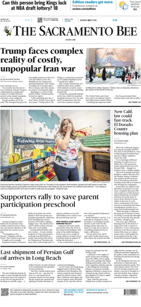 Cover of The Sacramento Bee