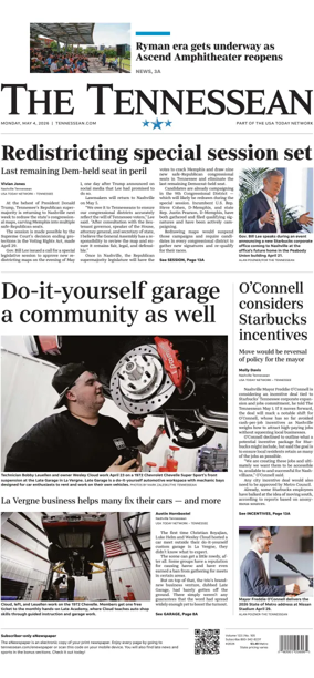 Cover of The Tennessean