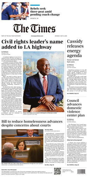 Cover of The Times (Shreveport)