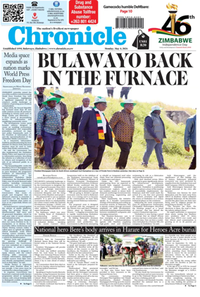 Cover of Chronicle (Zimbabwe)