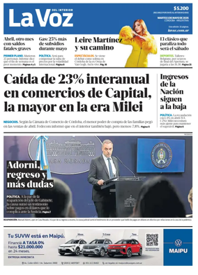 Cover of La Voz del Interior