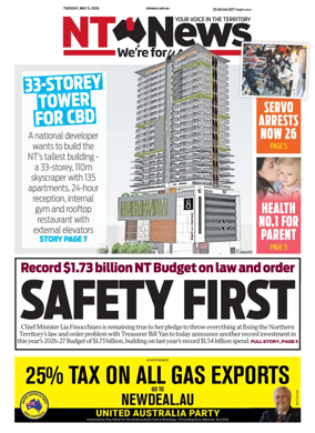 Cover of NT News