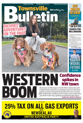 Cover of Townsville Bulletin