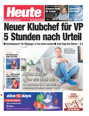 Cover of Heute - Wien Ausgabe