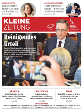 Cover of Kleine Zeitung Kaernten
