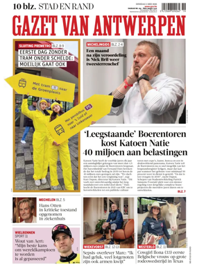 Cover of Gazet van Antwerpen Stad en Rand