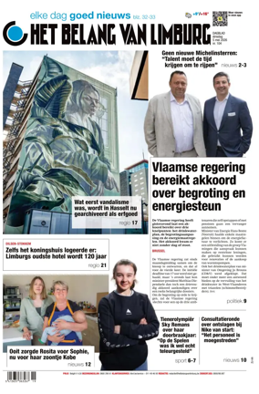 Cover of Het Belang van Limburg