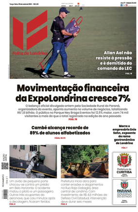 Cover of Folha de Londrina