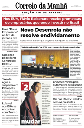 Cover of Jornal Correio da Manha
