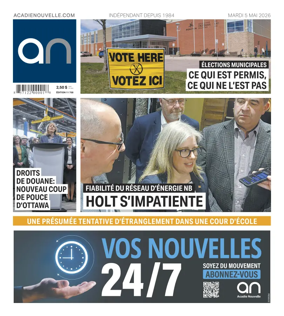 Cover of Acadie Nouvelle