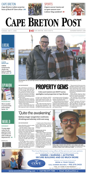 Cover of Cape Breton Post