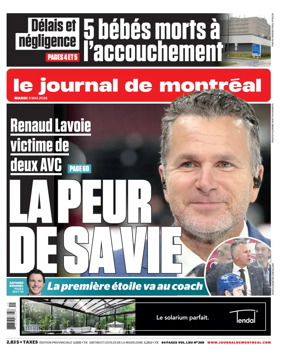Cover of Le Journal de Montreal