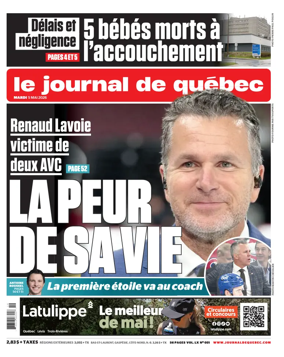 Cover of Le Journal de Quebec