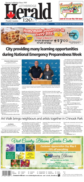 Cover of Lethbridge Herald