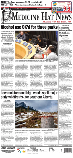 Cover of Medicine Hat News