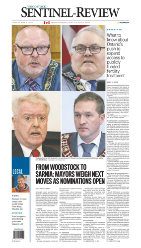 Cover of Sentinel-Review (Woodstock)