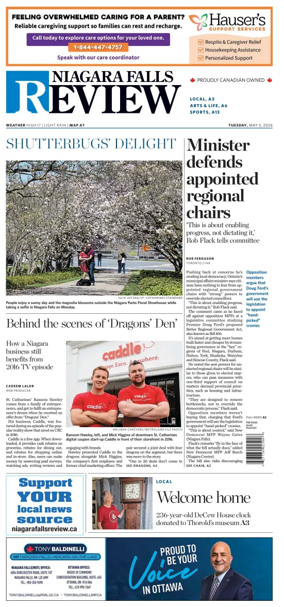 Cover of The Niagara Falls Review