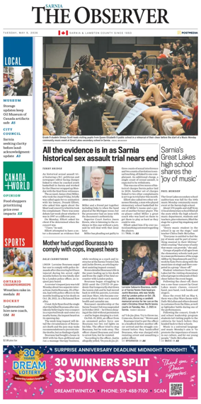 Cover of The Observer (Sarnia)