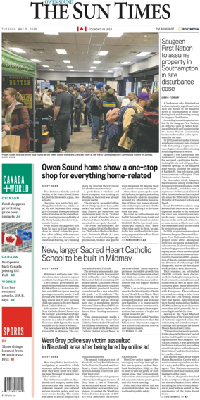 Cover of The Sun Times (Owen Sound)