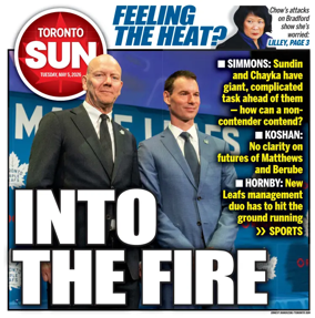 Cover of Toronto Sun