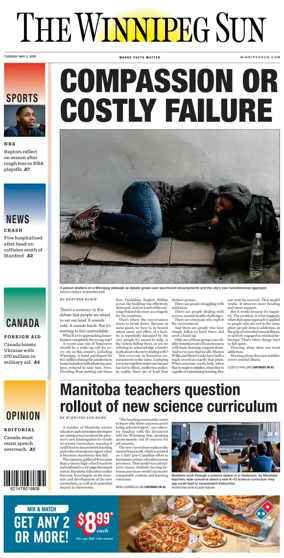 Cover of Winnipeg Sun