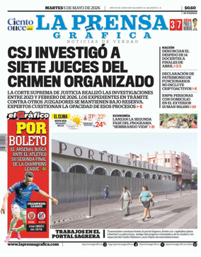 Cover of La Prensa Grafica
