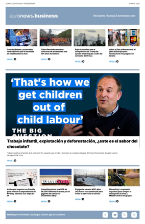 Cover of Euronews Business (Spanish) Compiled Edition