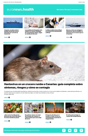 Cover of Euronews Health (Spanish) Compiled Edition