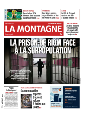 Cover of La Montagne (Clermont-Metropole)