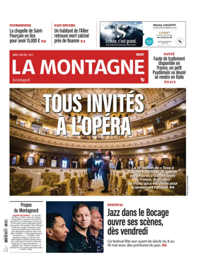 Cover of La Montagne (Vichy)