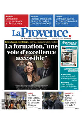 Cover of La Provence Martigues-Istres-Vitrolles-Marignane
