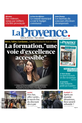 Cover of La Provence Salon-de-Provence / Pays salonais