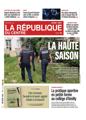 Cover of La Republique du Centre (Orleans - Loiret))