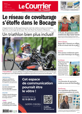 Cover of Le Courrier de l’Ouest (Deux-Sevres)