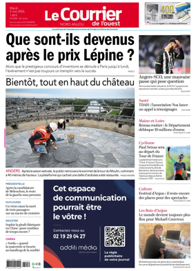 Cover of Le Courrier de l’Ouest (Nord Anjou)