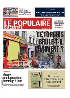 Cover of Le Populaire du Centre (Haute-Vienne)