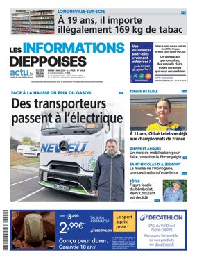 Cover of Les Informations Dieppoises